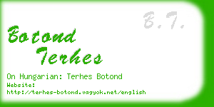 botond terhes business card